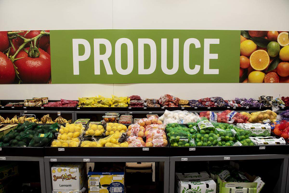A selection of produce inside the US Foods CHEF’STORE located at 3275 R Street in Merced, Calif., on Thursday, Jan. 5, 2023.