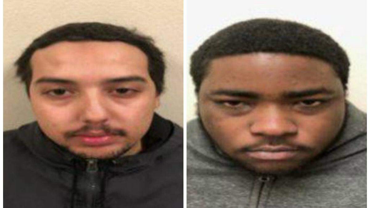 Deangelo Arce, 21, and Jaunte Lawrence, 19, were arrested after officers allegedly located firearms inside a vehicle they say is connected to the men.