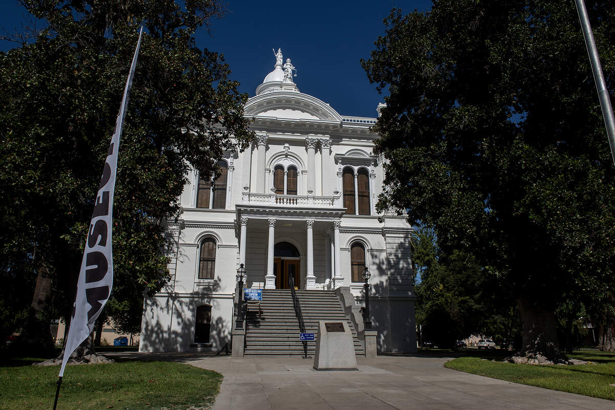 The Merced County Courthouse Museum in Merced, Calif., on Wednesday, Oct. 1, 2025. Stories, artifacts and photos which are part of the Merced County Courthouse Museum’s “Old Courthouse: 150 Years, 150 Stories” exhibit will open to the public on Oct. 4, during the courthouse’s 150th anniversary and community celebration event. 