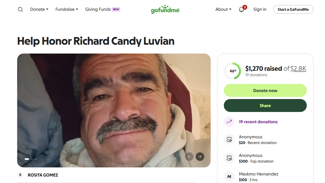 Family raising funds for funeral expenses of Merced man hit, killed by train