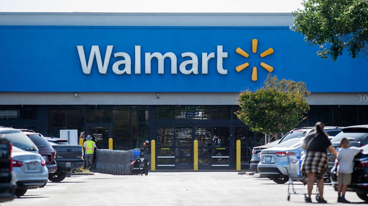Walmart located at 3055 Loughborough Drive in Merced, Calif., on Tuesday, May 23, 2023.