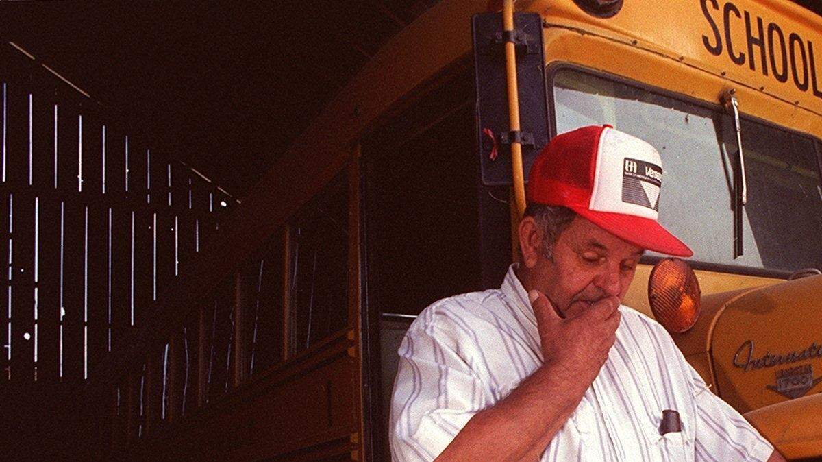 Four years after he retired in 1988, Frank Edward Ray, paid the school district $500 for the bus from which he and the children were kidnapped.
