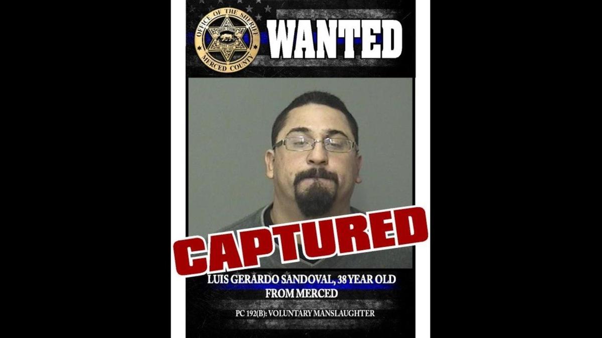 Luis Gerardo Sandoval, 38, of Merced. Image courtesy Merced County Sheriff’s Office.
