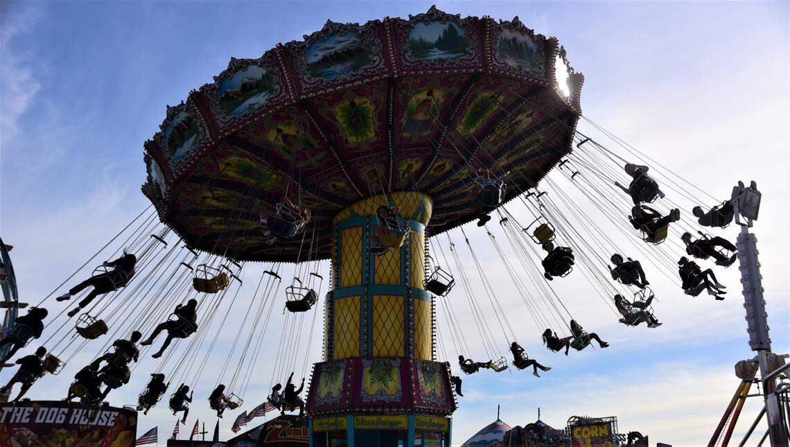 Rides are one of the main attractions at the Merced County Fair, which opened on Wednesday, June 8, 2022 and runs through Sunday, June 12, 2022.