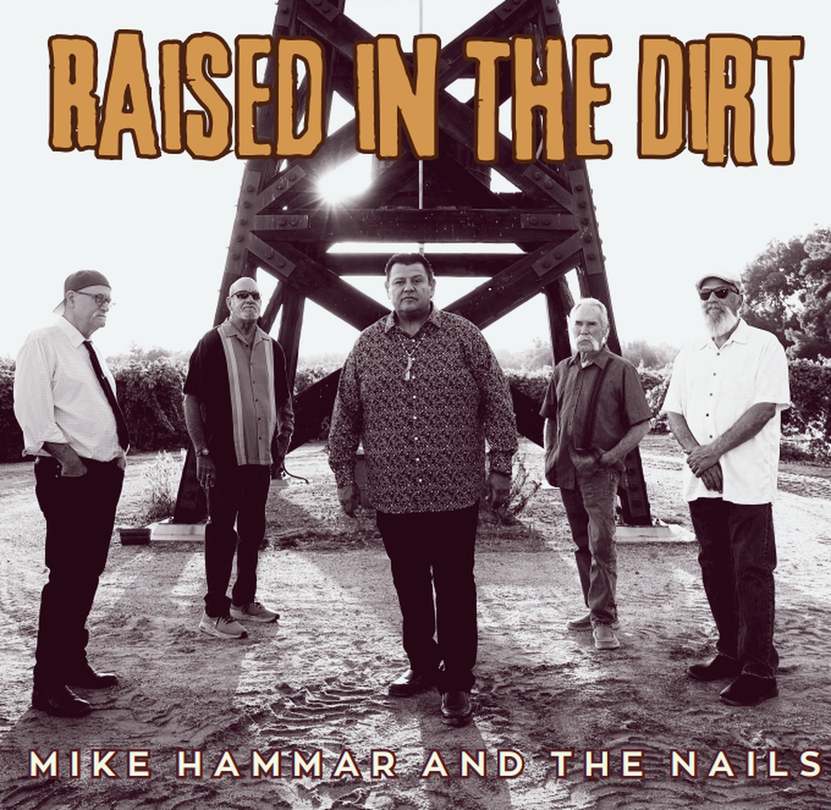 Merced County blues band “Mike Hammar and the Nails” recently released their new album “Raised in the Dirt.” Band members Mike Boykin, Greg Merino, Mike Hammar, Allan Carroll and Mark Gehres appear on the cover photo of the album.
