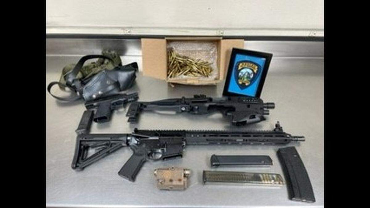 A 34-year old known gang member was arrested on Friday afternoon for possessing several firearms and narcotics in Merced, according to police.