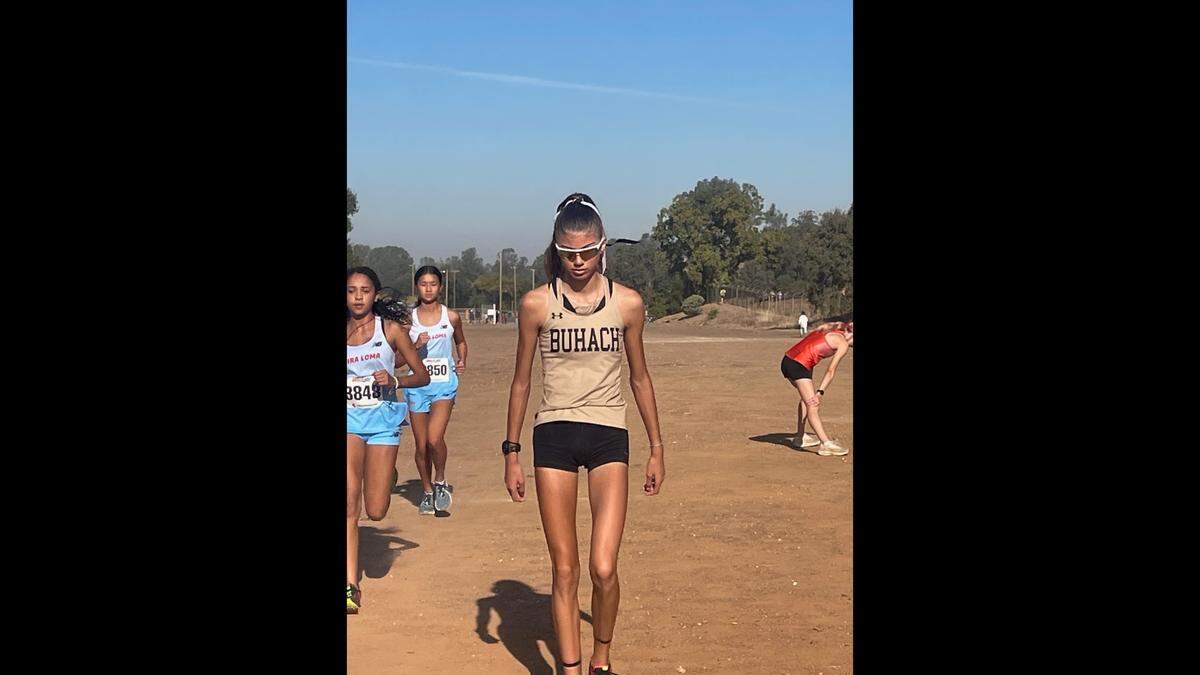 Buhach Colony High School sophomore Lena Llamas is the Merced Sun-Star Female Cross Country Athlete of the Year.