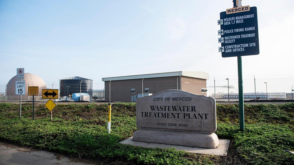 The City of Merced Wastewater Treatment Plane located at 10260 Gove Road in Merced, Calif., on Wednesday, Dec. 8, 2021.