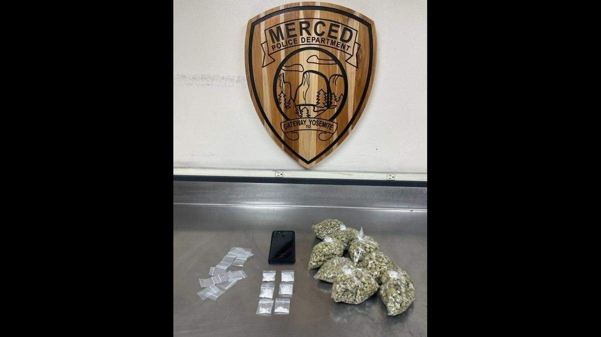Officers said they found narcotics and firearms while conducting a parole compliance check in Winton on Friday, June 2, 2023.