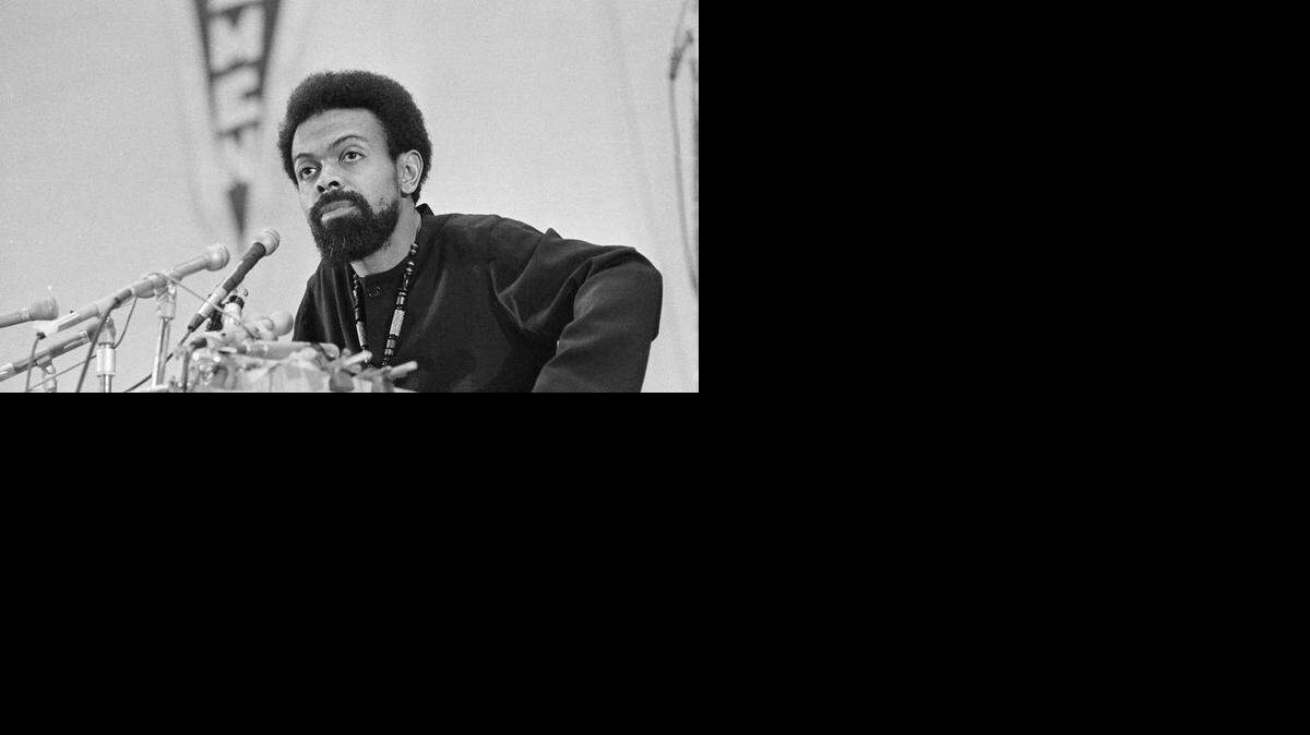 This March 12, 1972 file photo shows poet and social activist Amiri Baraka speaking during the Black Political Convention in Gary, Ind. Baraka diedJan. 9 at Newark Beth Israel Medical Center in Newark, N.J. at age 79. 
