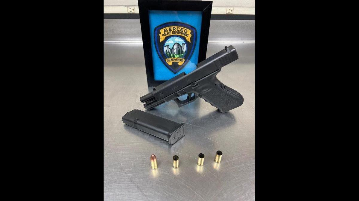 A 30-year-old man accused of negligently discharging a firearm was arrested Saturday, Feb. 11, 2023, according to the Merced Police Department. Image courtesy of Merced Police Department.