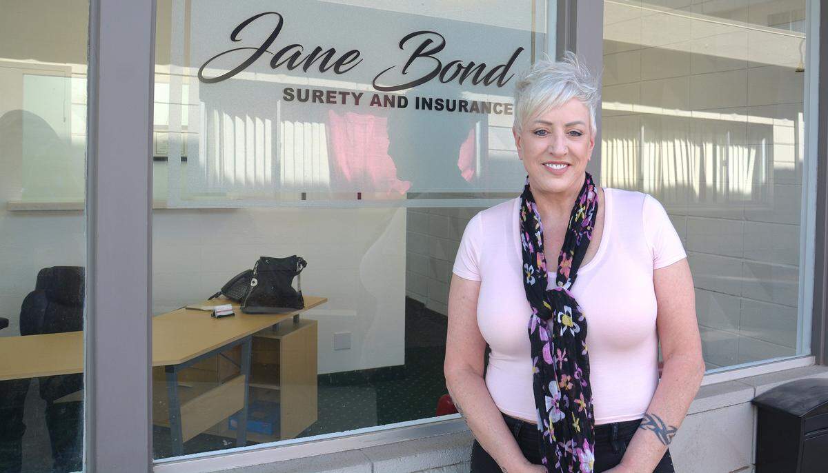 Rainy Robinson, a close family friend and business associate of Dog the Bounty Hunter, said she moved her family and businesses to Merced because she loves the family and community-centric personality of the city. Robinson is pictured in this photo in front of her business, Jane Bond Surety and Insurance, at 1744 G St. in Merced.