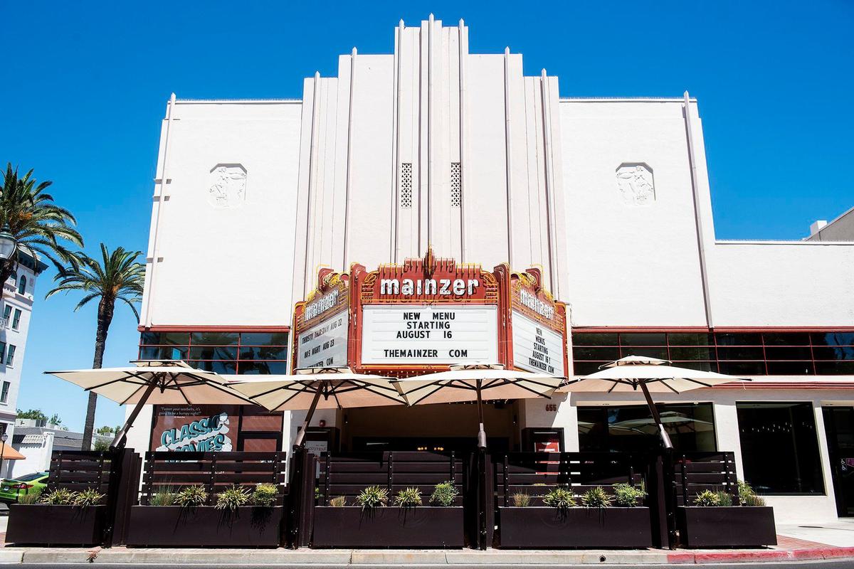 The historic Mainzer Theater in Merced, Calif., on Thursday, Aug. 15, 2024. A new menu crafted by Executive Chef Evan Morrison, is set to debut on Friday Aug. 16.