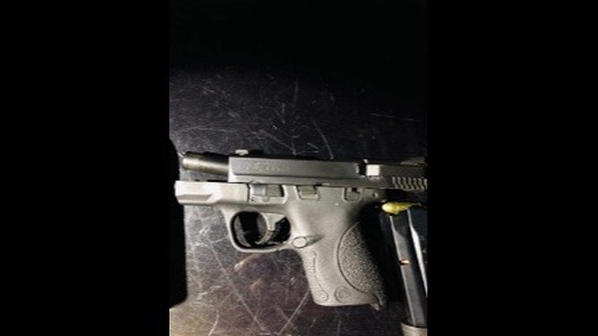 A man who was arrested in a stolen vehicle in Merced on Tuesday, was also found to have a stolen handgun and various other stolen items, according to the Merced Police Department. Image courtesy of Merced Police Department.