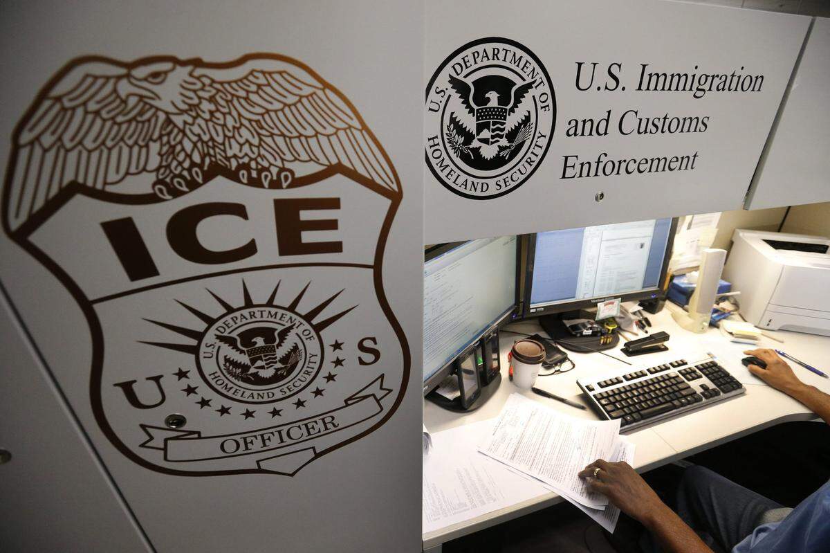 Immigration and Customs Enforcement oversees detainees awaiting deportation.