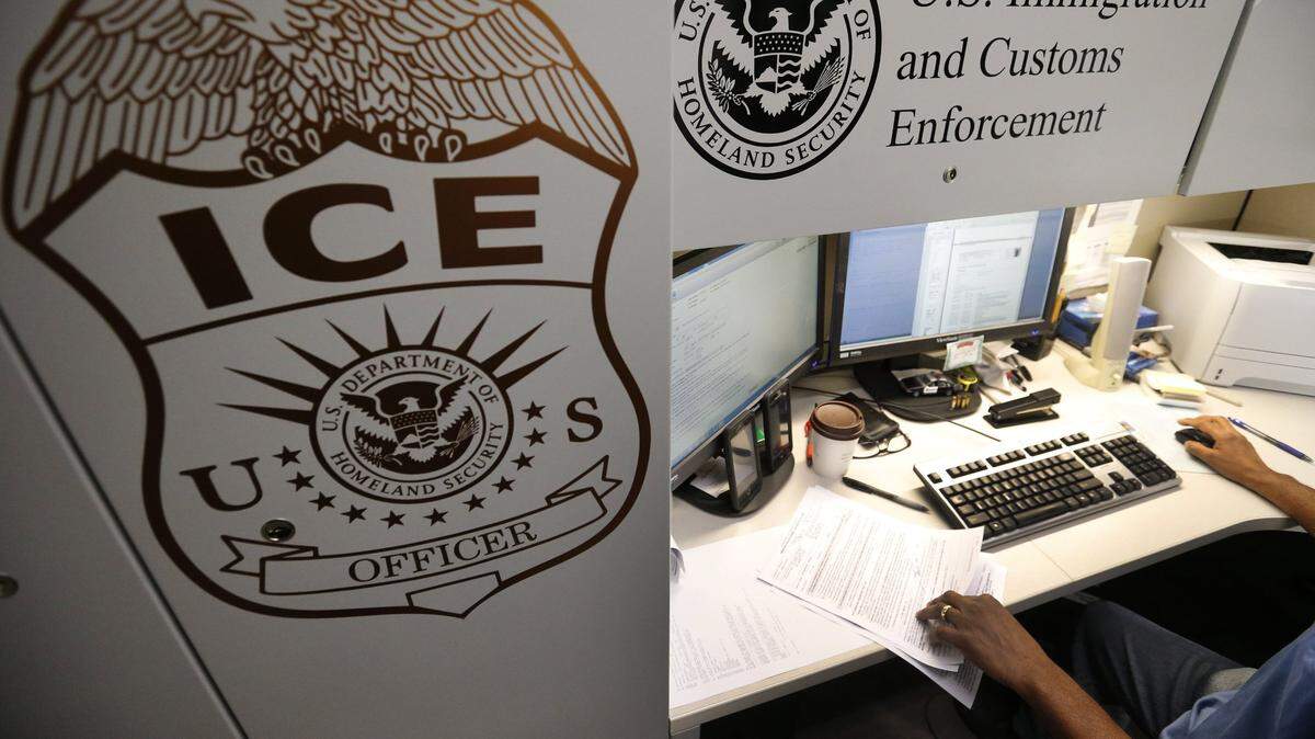 Immigration and Customs Enforcement oversees detainees awaiting deportation.