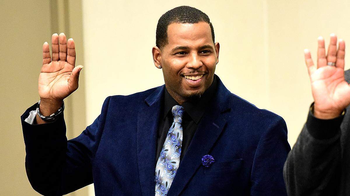 Allen Brooks was sworn in on Monday, Jan. 14, 2019, as the new president of the Merced chapter of the National Association for the Advancement of Colored People.