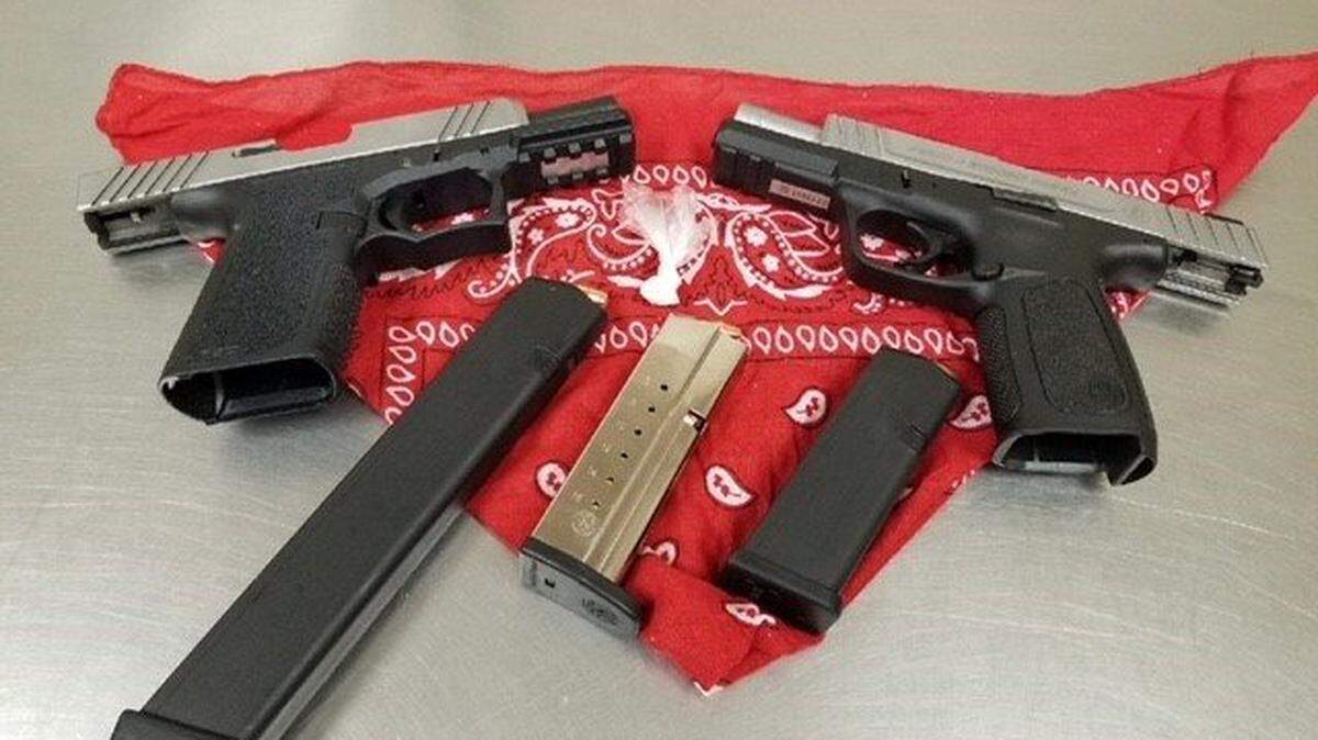 Three suspected gang members, 27-year-old Dante Bolden, 27-year-old Jerome Bolden and 26-year-old Tevin Bolden, were arrested Tuesday after they were found with firearms, police said.