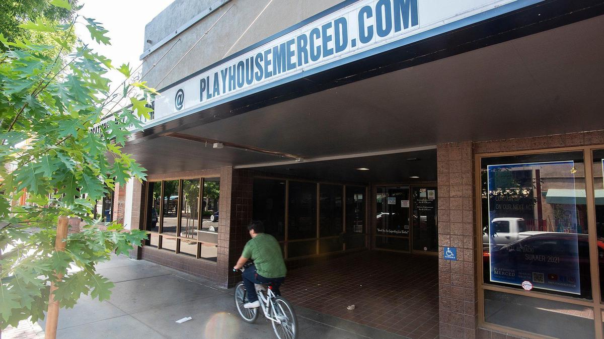 Playhouse Merced, located at 452 W. Main Street in Merced, Calif., on Sunday, May 16, 2021.