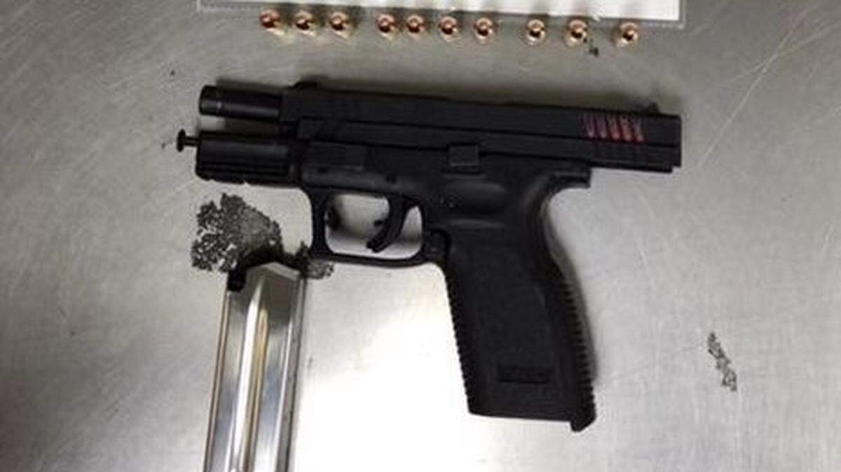 Police said they recovered a loaded firearm while investigating “suspicious gang activity” and arresting a man Saturday, Jan. 22, 2022, inside the Merced Cemetery.