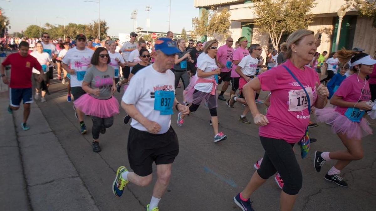Last year’s Race for the Cure fund-raising event for nonprofit breast cancer organization Susan G. Komen Northern and Central California, in Fresno.