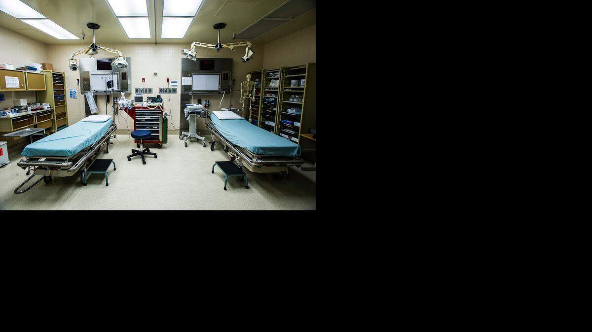 
One of the three exams rooms available at the Castle Family Health Centers’ urgent care facility located at 3605 Hospital Road. in Atwater. According to chief executive officer Edward Lujano, the growing number of patients visiting the facility and a shortage of available physicians to treat them, is causing the center to turn some people away.
