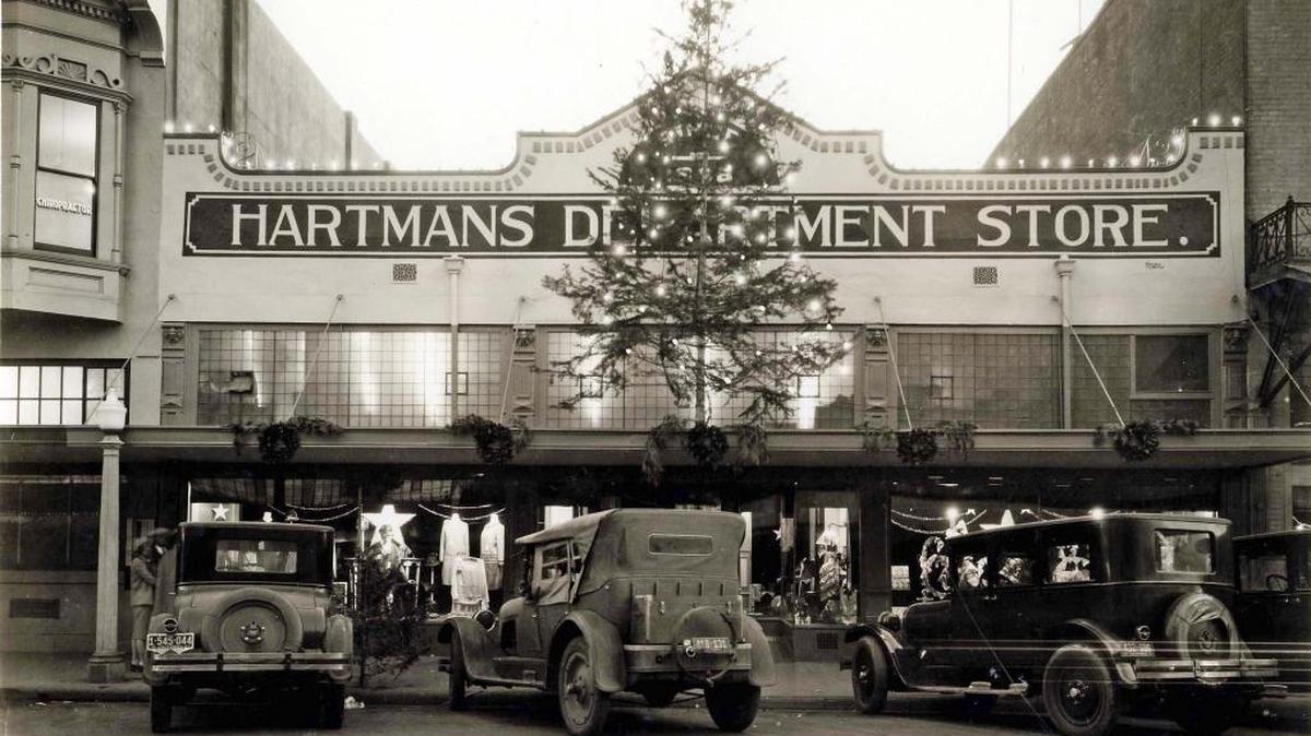 Hartman’s Department Store was first owned by Solomon Hartman and later by his son Jacob C. Hartman at 452 W. Main St. in the early 20th Century. It is now the home of Playhouse Merced.