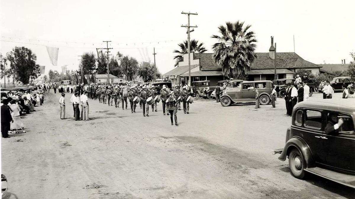 Stevinson’s Main Street, 1920s. (Courthouse Museum Collection)