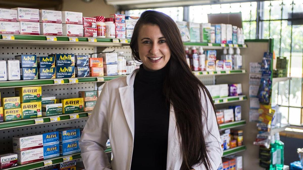 Pharmacist and CEO of San Joaquin Drug, Katie Bass, at her store in Planada on Tuesday, September 5, 2018. She is recognized as one of the Merced Sun Star’s 20 Under 40 class of 2018.