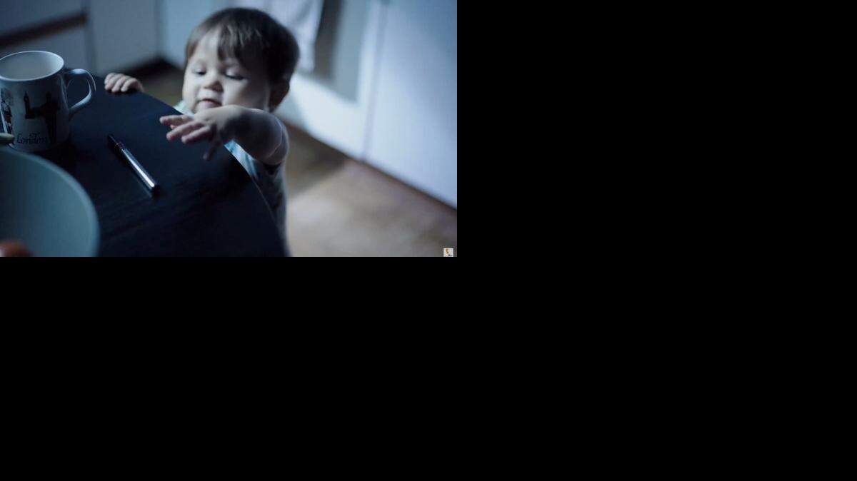 An image from video shows one of the new anti-vaping ads that warn of peril to children and health risks for inhalers.