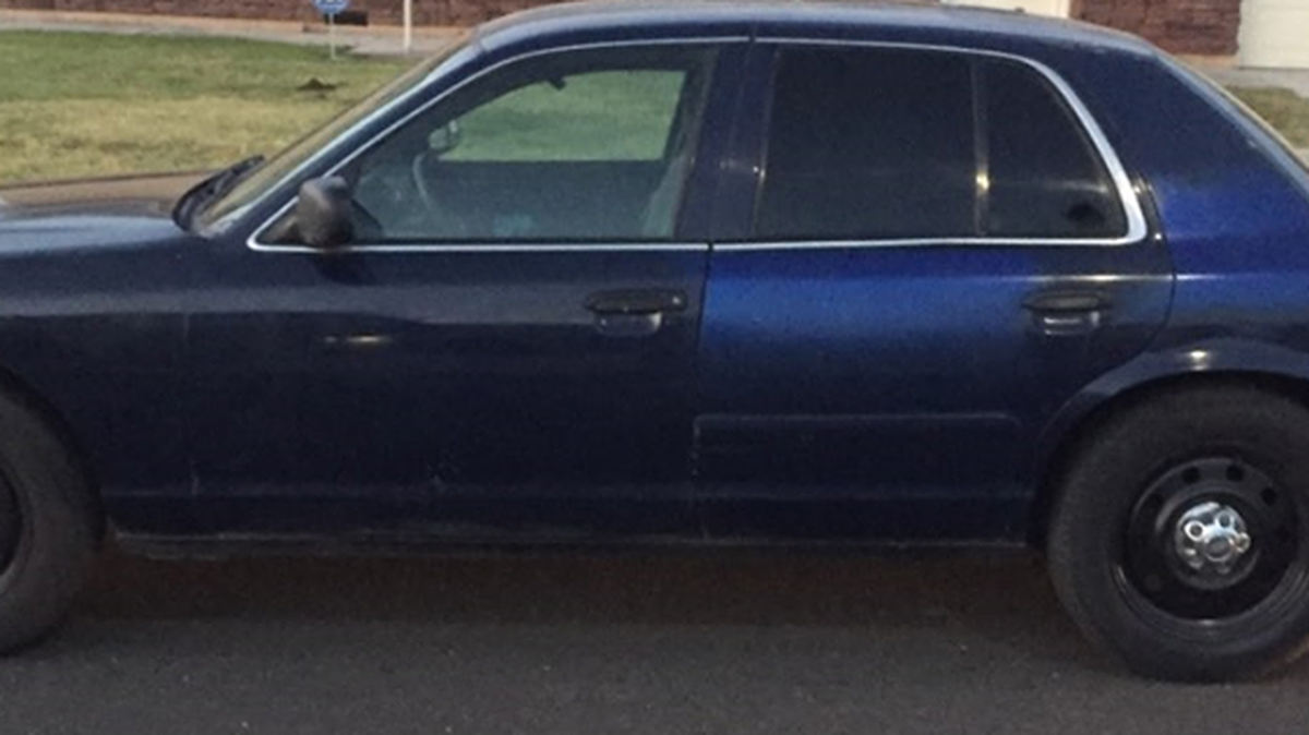 The Merced County Sheriff’s Department located a vehicle that matched the description of a vehicle that may have been used by a suspect impersonating a peace officer.