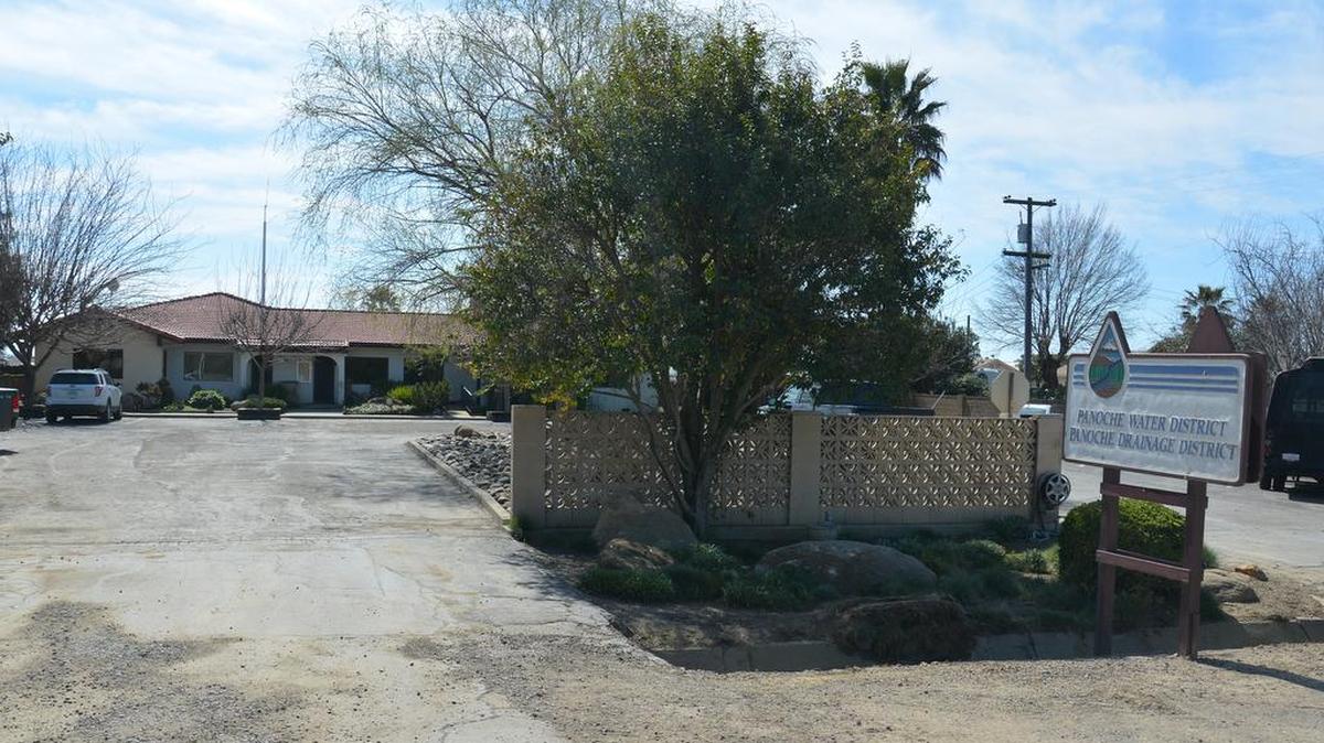 The Panoche Water District offices, seen here, are located southwest of Dos Palos in the center of the district.