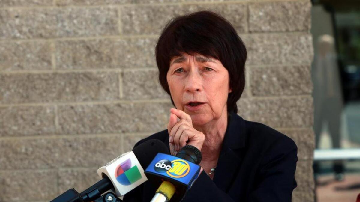 UC Merced Chancellor Dorothy Leland, here speaking in 2014, spoke in support of Dreamers and legislation that protects them at a Jan. 17 press conference in Washington, D.C. She is a founding member of the Presidents’ Alliance on Higher Education and Immigration.