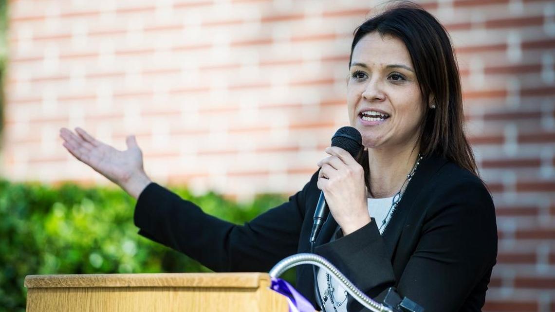 Gray honors district’s Woman of the Year at state Capitol