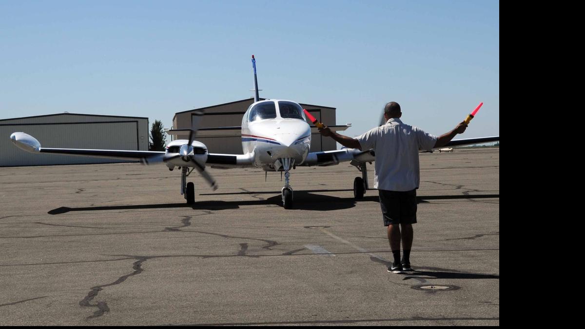 
A small plane lands at the Merced Municipal Airport in 2012. San Francisco-based Boutique Air was recently awarded a two-year contract to provide Essential Air Service to Merced Municipal Airport, according to a news release.

