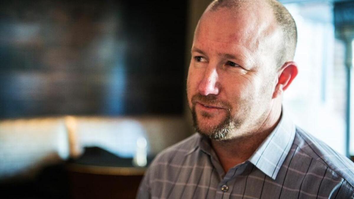 
Mark Purnell, co-owner of Five Ten Bistro, speaks about the business’s success in Merced on Monday, Oct. 5, 2015. He said Five Ten has seen a roughly 5 percent increase in revenue each month this year compared to the same time last year.
