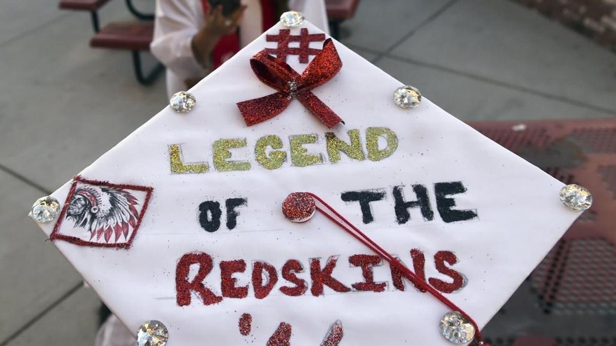 Graduates prepare for the start of Chowchilla High’s graduation ceremony on Friday night, June 3, 2016, at Henry Massaro Stadium in Chowchilla, Calif. Two hundred eleven students graduated Friday night, the last class graduating as the Redskins.