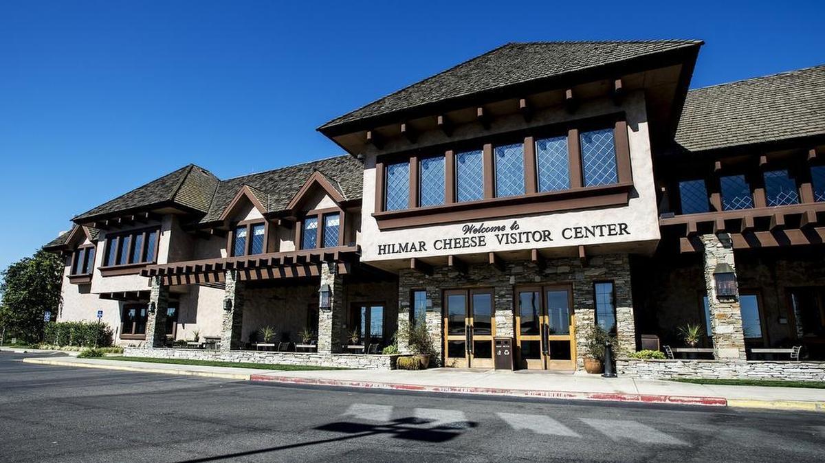 
The Hilmar Cheese Co. Visitor Center in Hilmar. CEO John Jeter retires Monday after holding the position for 31 years.
