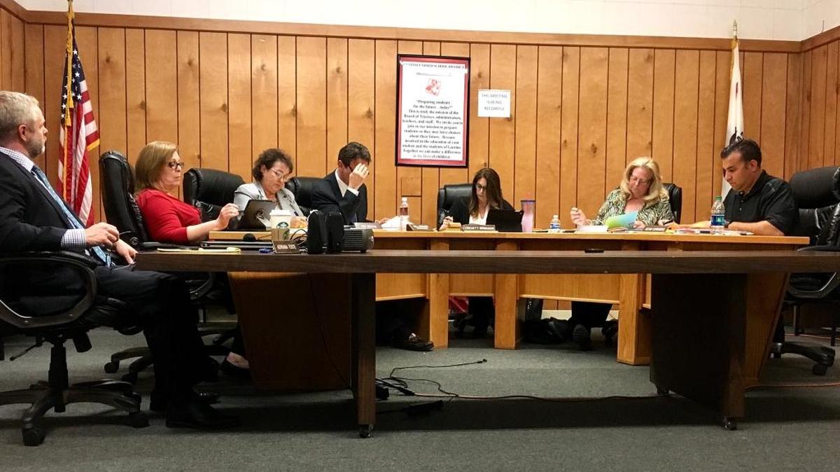 The Gustine Unified School District's governing board met for its regular meeting on Wednesday, April 12, 2017 in the board chambers at the district office.