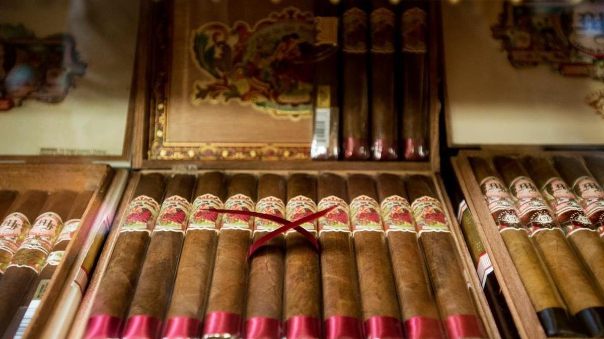 Cigars for sale inside a humidor at Cigar Monkey, at 1716 Canal St. in Merced, on Thursday. According to the American Lung Association, Merced received an “F” grade in the 2017 State of Tobacco Control Report. The report grades cities on smoke-free outdoor air, smoke-free housing and reducing sales of tobacco products.