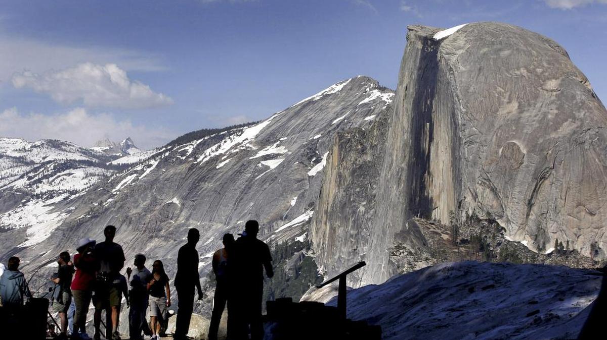 
Upper Pines Campground in Yosemite Valley, one of the park’s most popular with a view of Half Dome, was the scene of two deaths early Friday when a falling oak branch struck two sleeping campers inside their tent.
