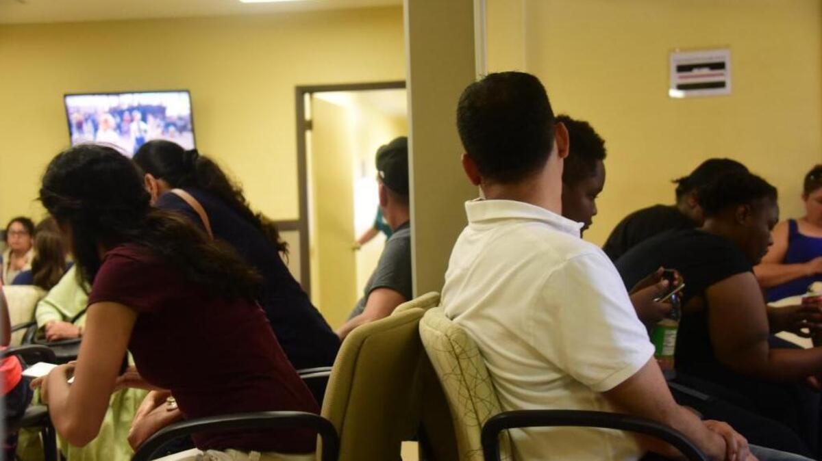 Patients awaiting their doctors appointments in the waiting room of a Livingston Community Health clinic in Livingston on Aug. 31, 2017. The number of patients visiting Livingston Community Health clinics in Merced and Stanislaus has doubled since the closures of Horisons Unlimited Health Care clinics, making it that much harder for a patient to see a doctor when they need one, said Leslie McGowan, CEO with Livingston Community Health.