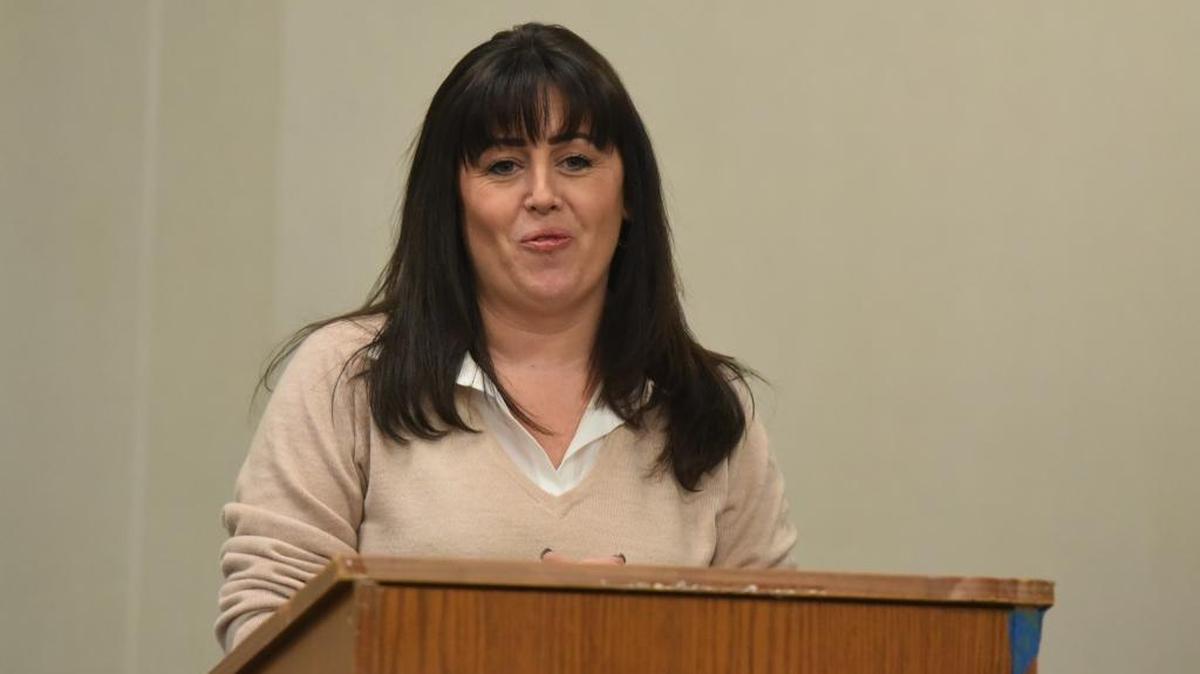 Debra Woods is a co-founder of the Fresno-based nonprofit organization Breaking the Chains, which offers resources to sex trafficking victims. She came to speak in Merced on Jan. 5, 2017, during the first human trafficking awareness presentation from the Valley Crisis Center in Merced.