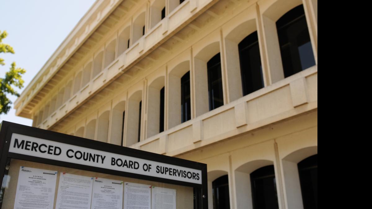 
The parking lots around the Merced County Administration Building in Merced will see construction, which starts Monday. 
