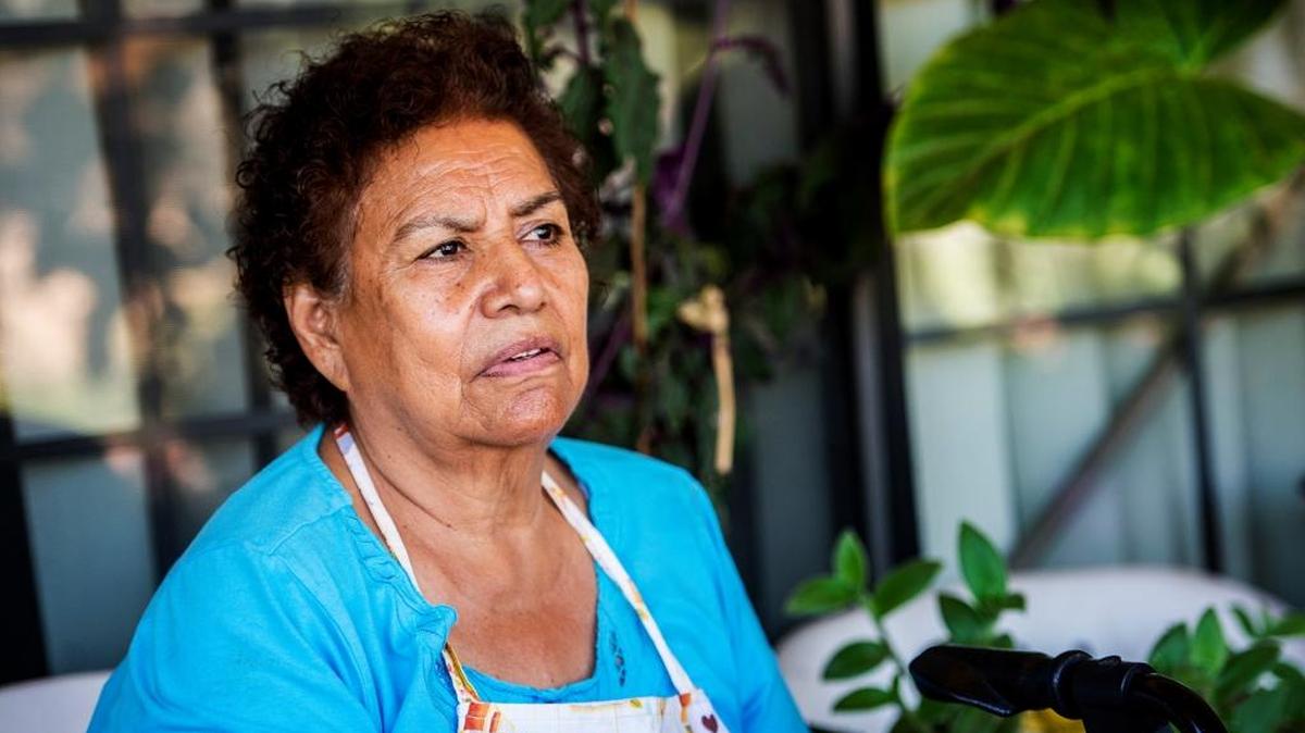 
Atwater resident Maria Castillo, 72, sits outside her residence at the Sierra Vista Gardens senior complex in Atwater on Tuesday, Sept. 22, 2015. The Merced County Housing Authority has adopted a smoke-free policy which prohibits smoking indoors and outside, including common areas and resident units for all public housing. Castillo is a supporter of the new policy.
