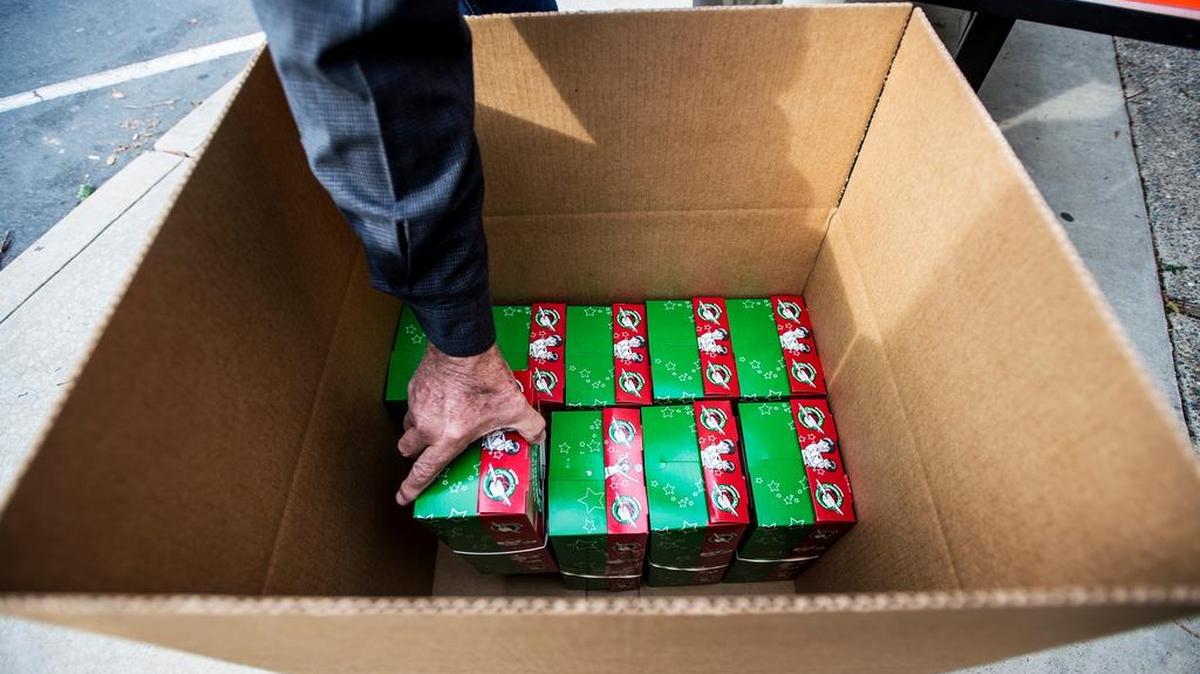 Operation Christmas Child sends boxes of toys, school supplies and candy to children in several countries.