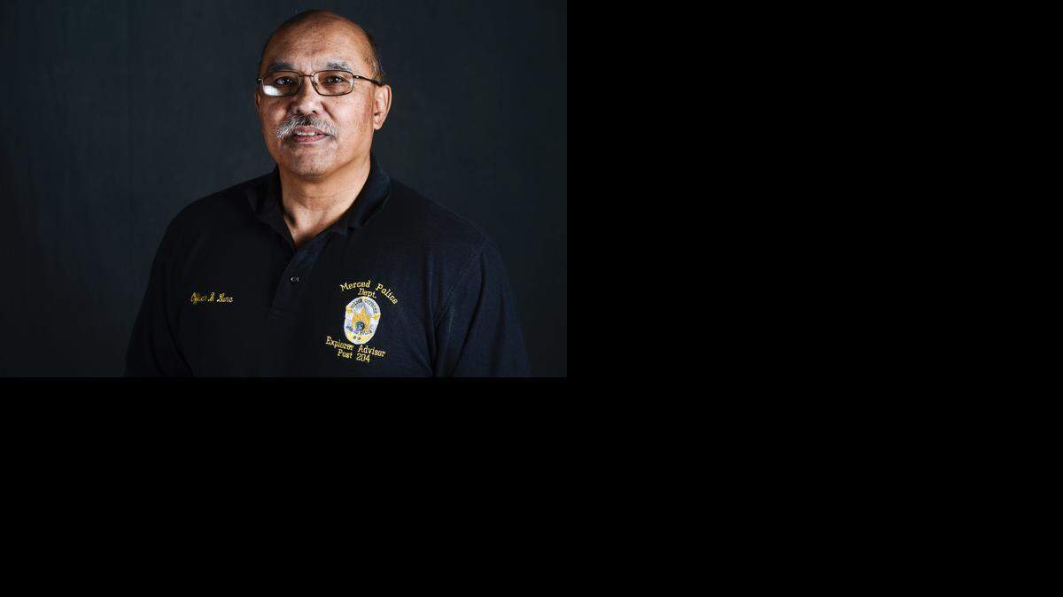 
Merced resident and retired police Officer Bob Luna, 59, is involved in running the Merced Police Department’s Explorer Scouts Program.
