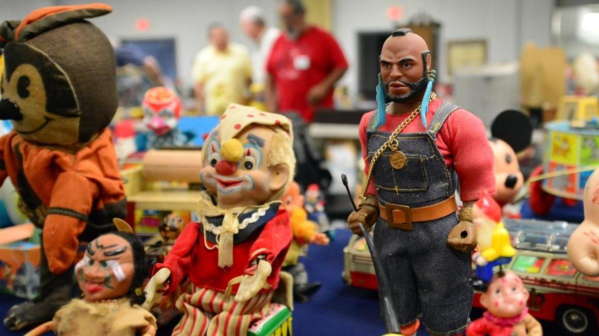 Mr. T and other toys were available to shoppers of games, dolls and antiques last year. The Chaos Collectibles toy show returns on Sunday, Feb. 21.