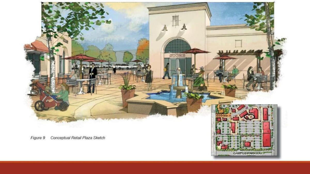 An artist rendering of the project, which is being developed on 77-acres of land that had been part of the Pluim family dairy from 1928 through 1986. The family joined with California Gold Development Corp., a Sonora-based firm to form the Merced Gateway Development.