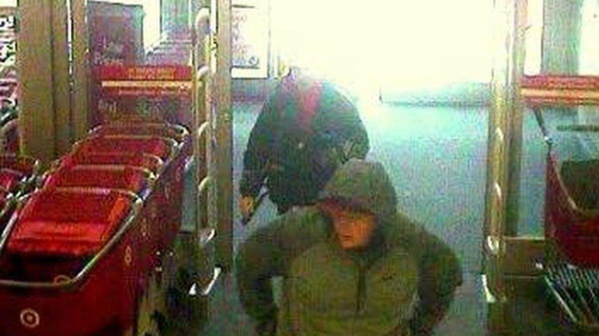 The unidentified man was caught on surveillance video entering the Atwater Target around noon on Monday, Jan. 8, 2018, police said. He picked an Element 32-inch LED TV, an RCA stereo and a Sphero robot before exiting the store through an emergency exit, where a burgundy sedan was waiting to pick him up, police said.